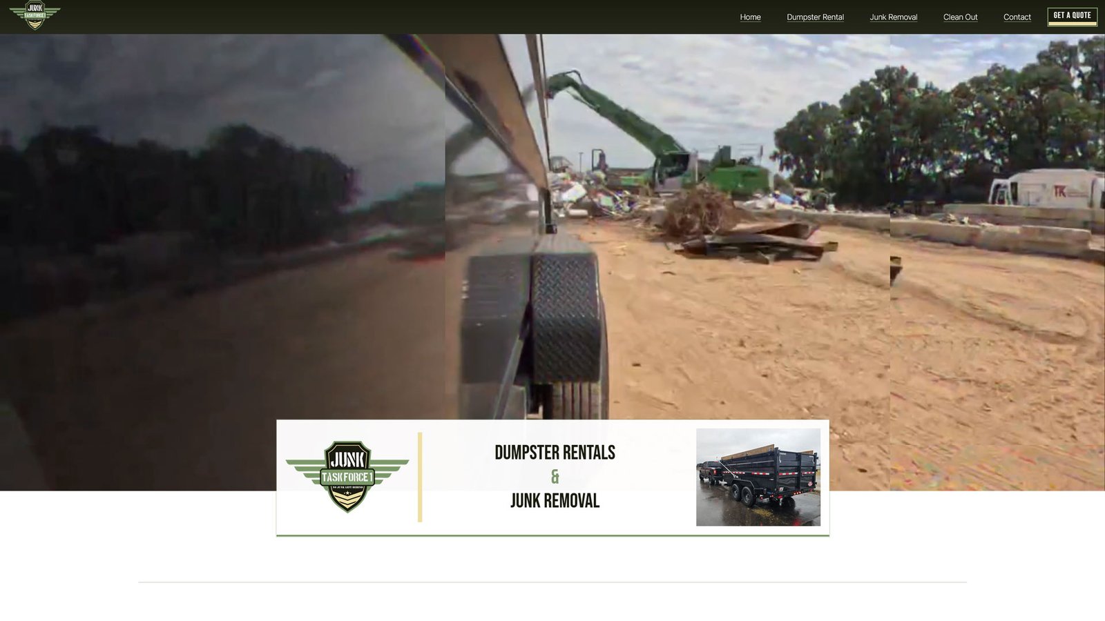 Artemis Fitness Studio website hero section